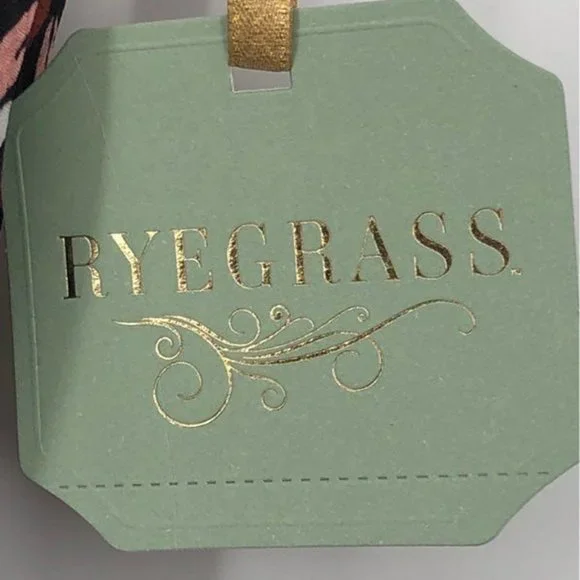 NWT [Ryegrass] Black Flowered Daisy One Shoulder Long Dress - Women's Size 12 - Picture 12 of 16